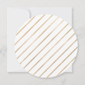 Preppy Chic Nautical Navy Engagement Party Einladung (Rückseite)