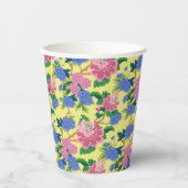 Preppy Chinoiserie Floral Pappbecher (Vorderseite)