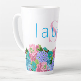 Preppy Chinoiserie mit Monogrammname Milchtasse