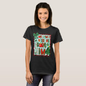 Preppy Christian Oh Come Let Us Adore Him Christma T-Shirt (Vorne ganz)