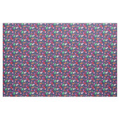 Preppy Christmas Characters mit Bogen auf dunkelbl Stoff (Fat Quarter (45,7 x 55,9 cm))