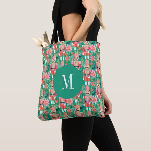 Preppy Christmas Nutcracker Mit Monogramm Tasche (Von Nahem)