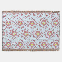 Preppy Christmas Pinwheel Decke