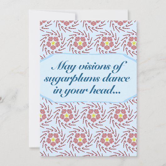 Preppy Christmas Pinwheel Feiertagskarte (Vorderseite)