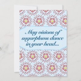 Preppy Christmas Pinwheel Feiertagskarte