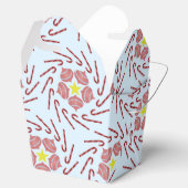 Preppy Christmas Pinwheel Geschenkschachtel (Geöffnet)