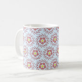 Preppy Christmas Pinwheel Kaffeetasse (Vorderseite Links)