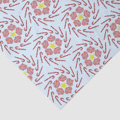 Preppy Christmas Pinwheel Seidenpapier (Detail)