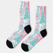 Preppy Christmas Socken