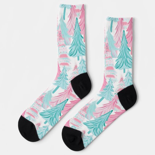 Preppy Christmas Socken (Linkes Detail)
