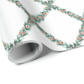 Preppy Christmas Trellis Geschenkpapier (Rolleneckpunkt)