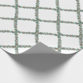 Preppy Christmas Trellis Geschenkpapier (Ecke)