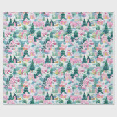 Preppy Christmas Wrapper Geschenkpapier (Flach)