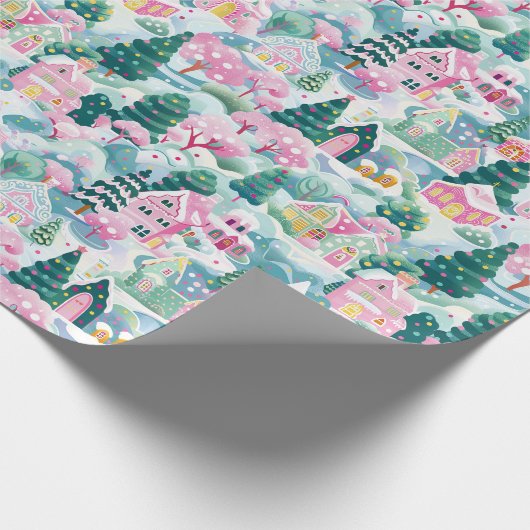 Preppy Christmas Wrapper Geschenkpapier (Ecke)
