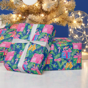 Preppy Christmas Wrapper Geschenkpapier