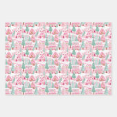 Preppy Christmas Wrapper Geschenkpapier Set (Vorderseite)
