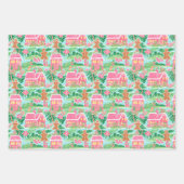 Preppy Christmas Wrapper Geschenkpapier Set (Vorderseite 3)