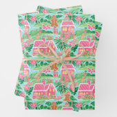 Preppy Christmas Wrapper Geschenkpapier Set (Beispiel)