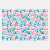 Preppy Christmas Wrapper Geschenkpapier Set (Vorderseite 3)