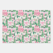 Preppy Christmas Wrapper Geschenkpapier Set (Vorderseite 2)