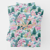 Preppy Christmas Wrapper Geschenkpapier Set (Beispiel)