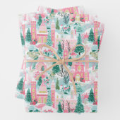 Preppy Christmas Wrapper Geschenkpapier Set (Beispiel)