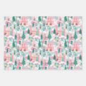 Preppy Christmas Wrapper Geschenkpapier Set (Vorderseite)