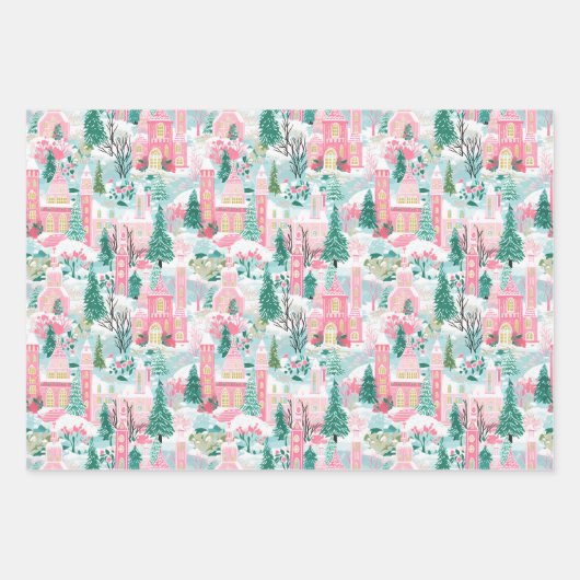 Preppy Christmas Wrapper Geschenkpapier Set (Vorderseite)