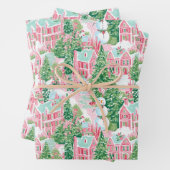 Preppy Christmas Wrapper Geschenkpapier Set (Beispiel)