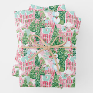 Preppy Christmas Wrapper Geschenkpapier Set