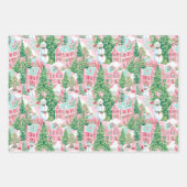 Preppy Christmas Wrapper Geschenkpapier Set (Vorderseite)