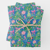 Preppy Christmas Wrapper Geschenkpapier Set (Beispiel)
