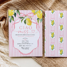 Preppy Citrus Ciao Miss Einladung zur Brautparty