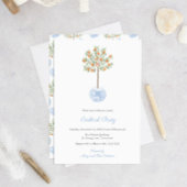 Preppy Citrus Ginger Jar Holidays Cocktail Party Einladung