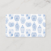 Preppy Citrus Tree Diaper Raffle Baby Dusche Begleitkarte (Rückseite)