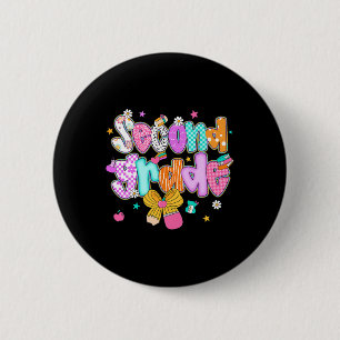 Preppy Ck Zur Schule 2. Klasse Coquette Bow Mädche Button