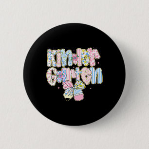 Preppy Ck Zur Schule Floral Kindergarten Coquette Button