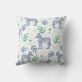 Preppy Classic Zebras und Martinis White Kissen (Rückseite)