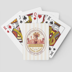 Preppy Club Bach Las Vegas Junggesellinnenabschied Spielkarten