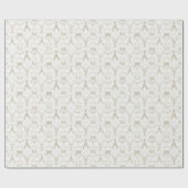 Preppy Coastal Lobsters and Crabs in Sandy Beige Geschenkpapier (Flach)