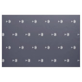 Preppy Coastal Palm Tree on Midnight Blue Stoff (Fat Quarter (45,7 x 55,9 cm))
