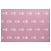 Preppy Coastal Palm Trees on Dusty Pink Stoff (Fat Quarter (45,7 x 55,9 cm))