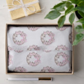 Preppy Coaster Oyster Bow Wreath Weihnachten Seidenpapier (Geschenk)