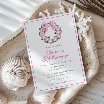 Preppy Coaster Oyster Bow Wreath Weihnachtsgebäck