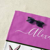 Preppy Coastrosa Sand Starfish Strandtuch (Beispiel)