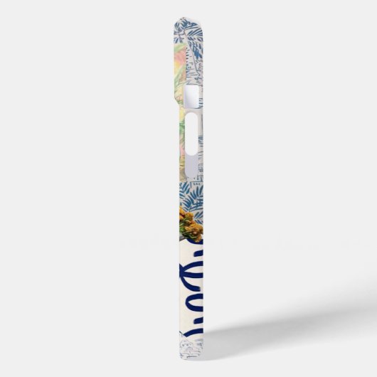 Preppy Collage, Summer Collage Phone Case (Rückseite / Links)