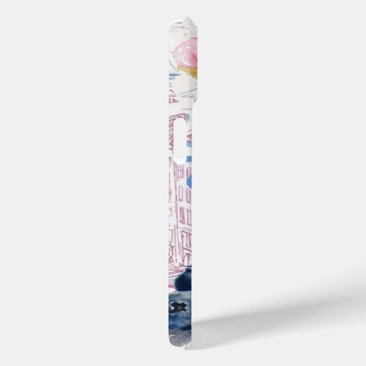 Preppy Collage, Summer Collage Phone Case (Rückseite / Rechts)