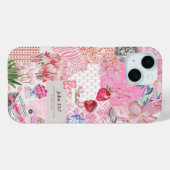 Preppy Collage, Summer Collage Phone Case (Rückseite (Horizontal))
