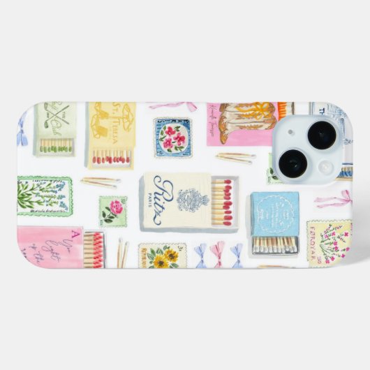Preppy Collage, Summer Collage Phone Case (Rückseite (Horizontal))