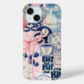 Preppy Collage, Summer Collage Phone Case (Rückseite)